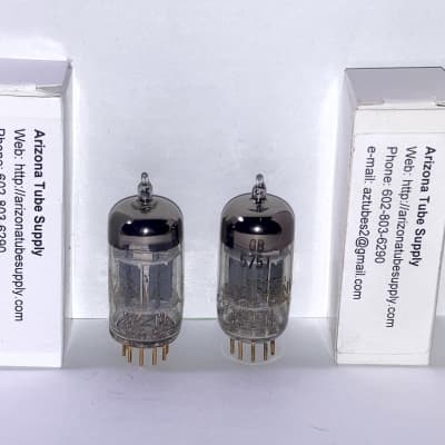 Sylvania L G Tubes Matched Pair High Testing Reverb