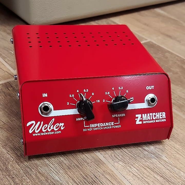 Weber Z Matcher Impedance Matcher Red Reverb