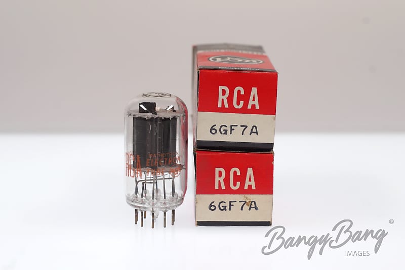 Vintage Rca Gf A Dissimilar Compactron Dual Triode Tv Reverb