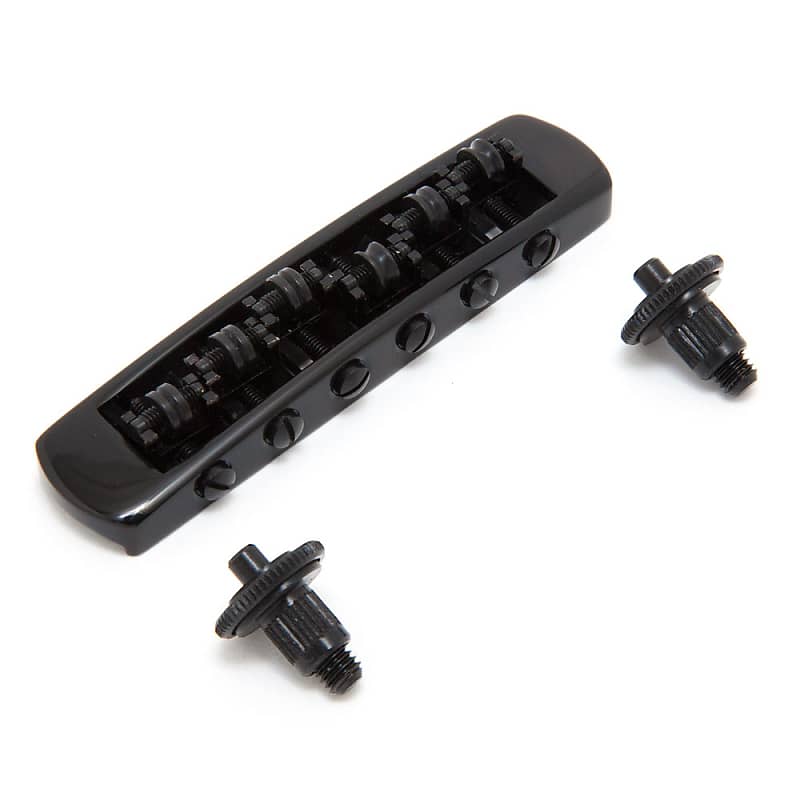 Schaller STM Roller Tune O Matic Bridge Black Reverb