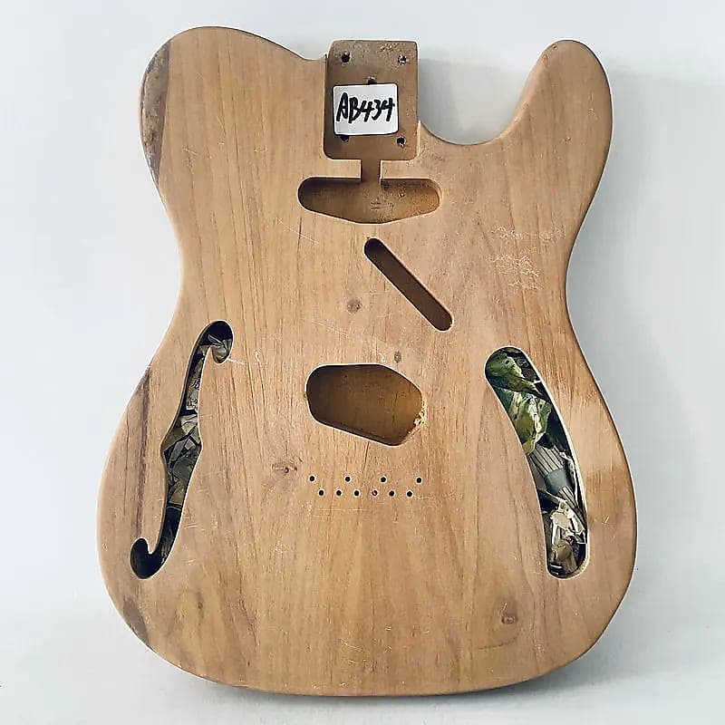 Solid Alder Wood Telecaster Tele Guitar Body DIY Project Reverb