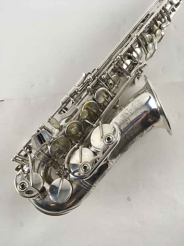 Silver With Engraving Selmer Super Action Series Ii Reverb