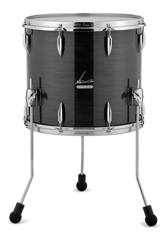 Sonor Vintage Series X Floor Tom Drum Vintage Black Slate Reverb