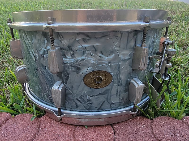 Slingerland Super Gene Krupa Radio King X Lug Solid Reverb