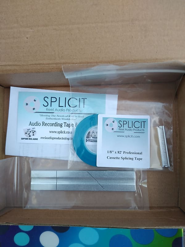 Splicit 1 8 Cassette Tape Splicing Kit Reverb