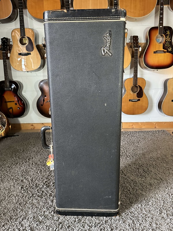 Fender Short Scale Guitar Case 1960 S Black Tolex Reverb