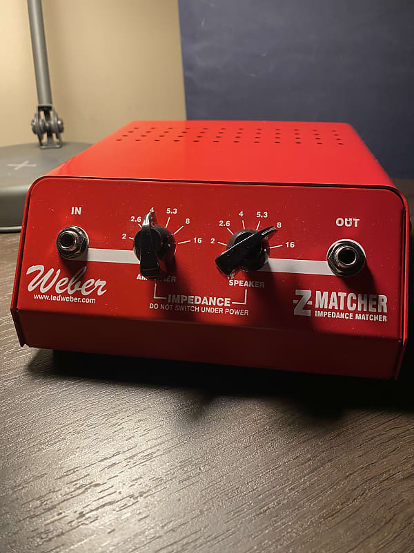 Weber Speakers Z Matcher 100w Impedence Matcher Red Reverb