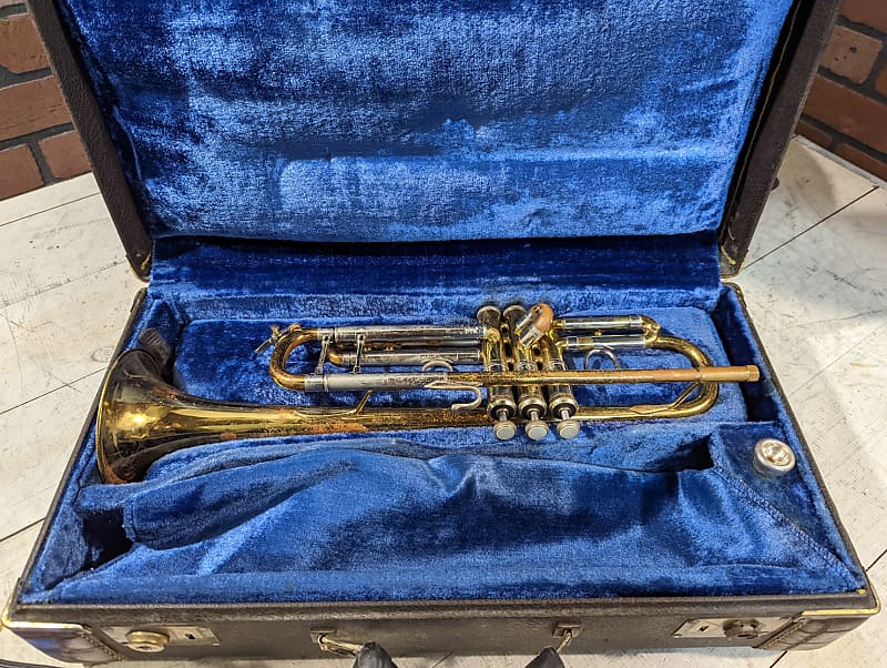 Vintage Bach Stradivarius Model 37 Trumpet Reverb