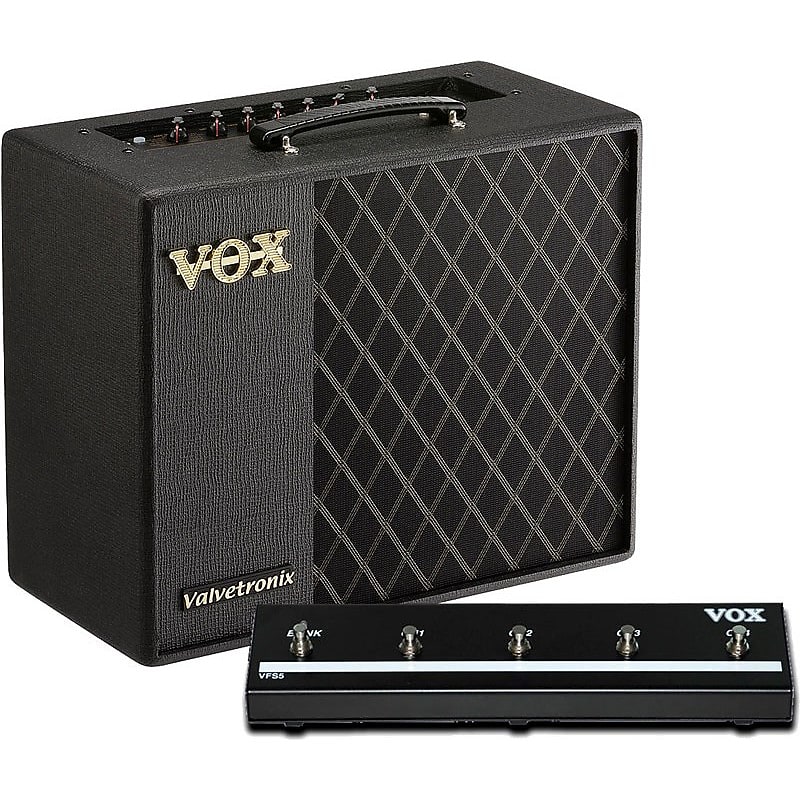 Vox VT20X Compact 20W 1x8 Combo Plus Footswitch Bundle Reverb