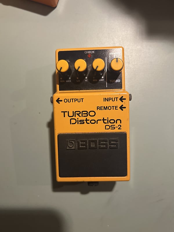 Boss Ds Turbo Distortion Silver Label Present Reverb