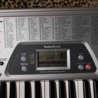 Radioshack Md Keyboard W Midi Musical Information System Reverb