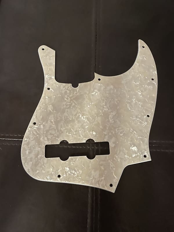 Fender American Standard Jazz Bass Pickguard White Pearl Reverb