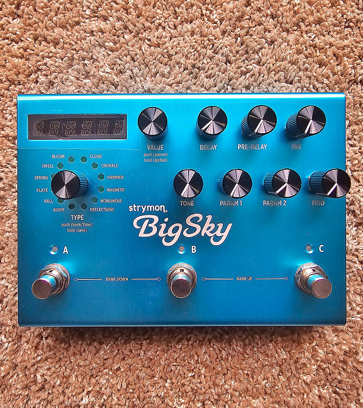 Strymon Strymon Big Sky Multidimensional Reverb Pedal Reverb