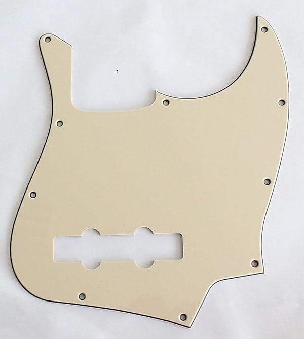 New Ply Cream American Standard Jazz Bass Pickguard Reverb Uk