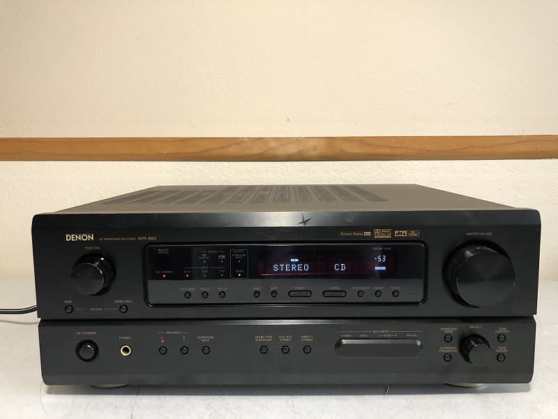 Denon Avr Receiver Hifi Stereo Audiophile Channel Reverb