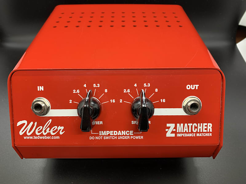 Weber Z Matcher 100 Impedance Matcher Red Reverb