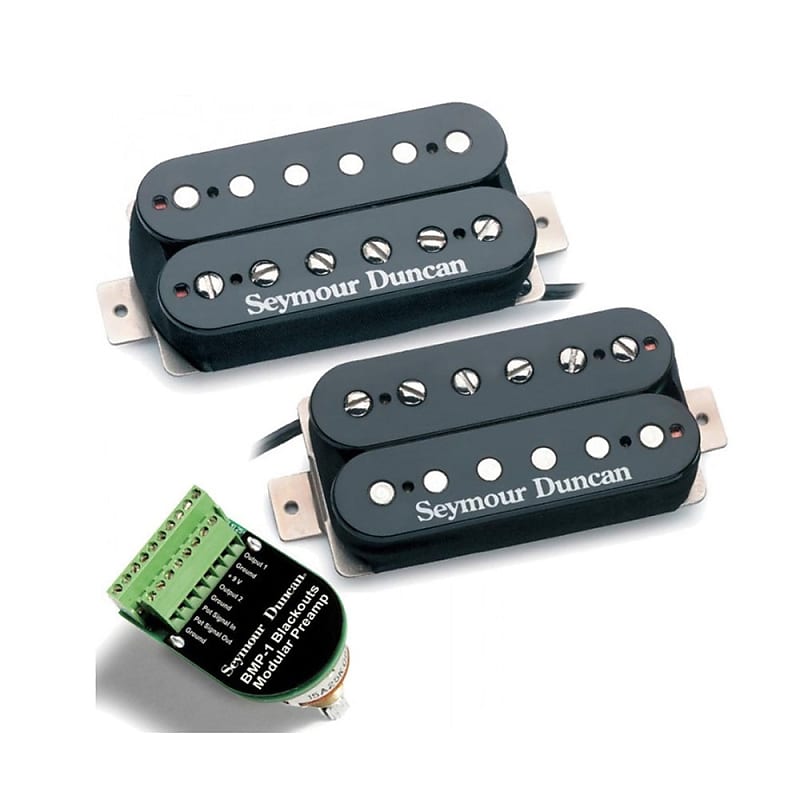 Seymour Duncan Ahb S Blackouts Modular Pickup Set Black Reverb