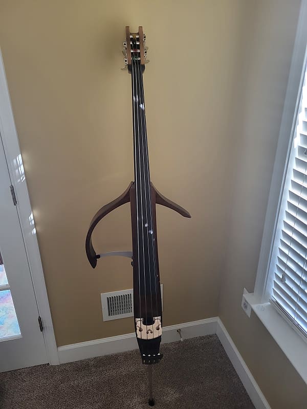 Yamaha SLB300SK Silent Electric Upright Bass Reverb