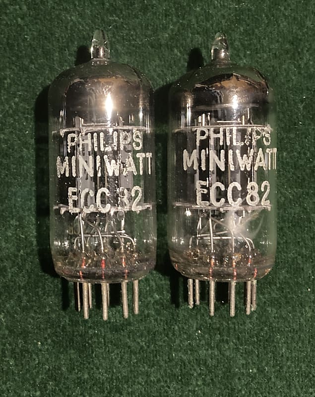 Philips Miniwatt ECC82 12AU7 NOS Matched Pair Reverb