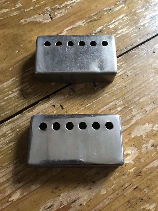 Vintage Gibson PAF Patent Number Gold Pickup Covers Reverb