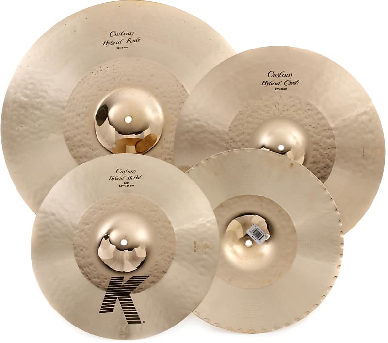 Zildjian K Custom Hybrid Cymbal Set Inch Pack Reverb