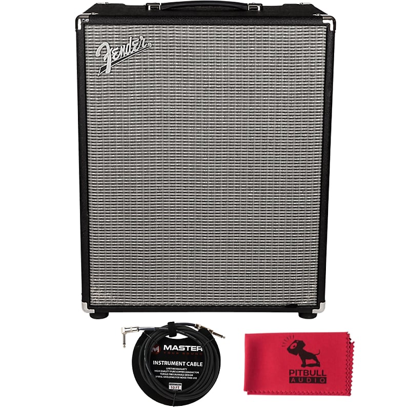 Fender Rumble 500 2x10 500 Watt Bass Combo W Cable Reverb