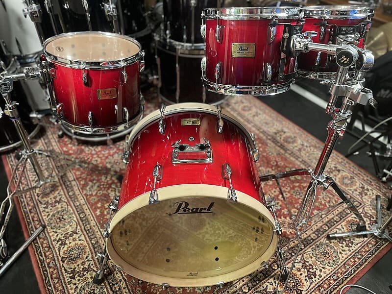 Pearl Session Custom Maple Drum Kit 22 10 12 14 Reverb