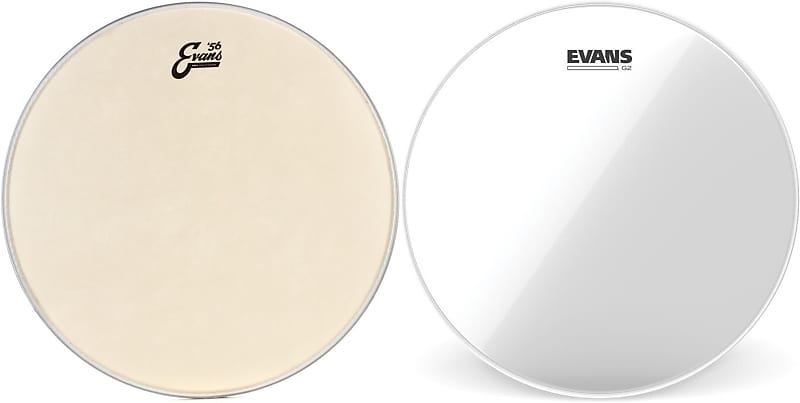 Evans Eq Calftone Bass Drumhead Inch Evans G Clear Reverb