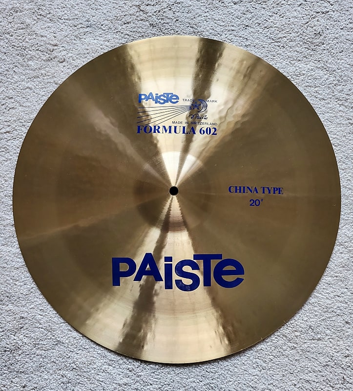 Paiste Formula China N O S Blue Label Yr Reverb