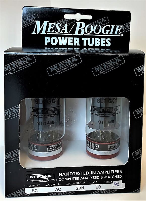 Mesa Boogie Matched Pair Of 6L6 STR 448 Power Tubes Reverb