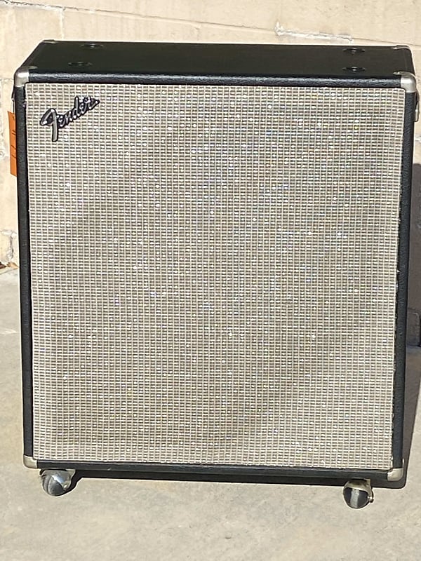 Fender Bassman 50 Watt 2x15 Cabinet 1972 1976 Silverface Reverb