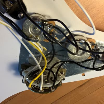 Fender Mim Standard Stratocaster Loaded Pickguard Reverb