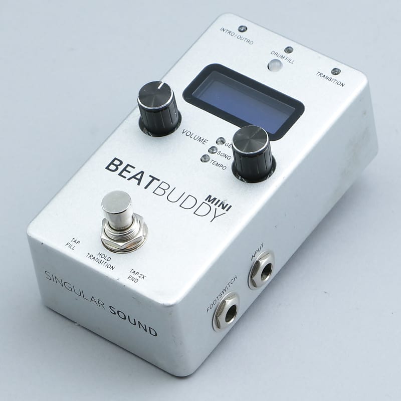 Singular Sound Beat Buddy Mini Drum Machine Guitar Effects Reverb