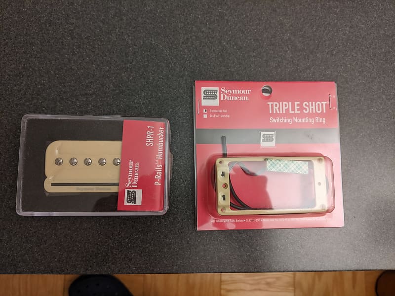 Seymour Duncan Shpr N P Rails Humbucker Neck Pickup Triple Reverb