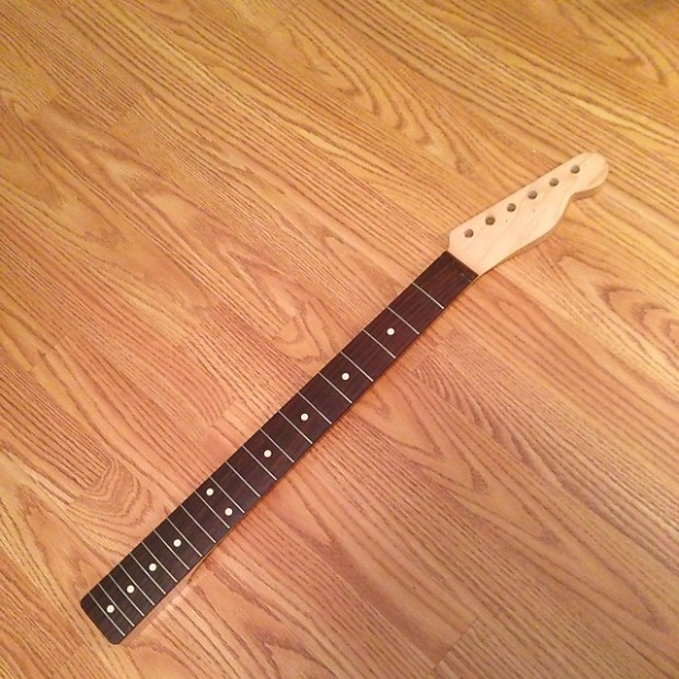 Warmoth Indian Rosewood Maple Tele Neck Reverb