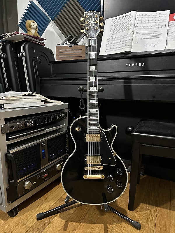 Gibson Les Paul 2016 Black Naked Neck Reverb