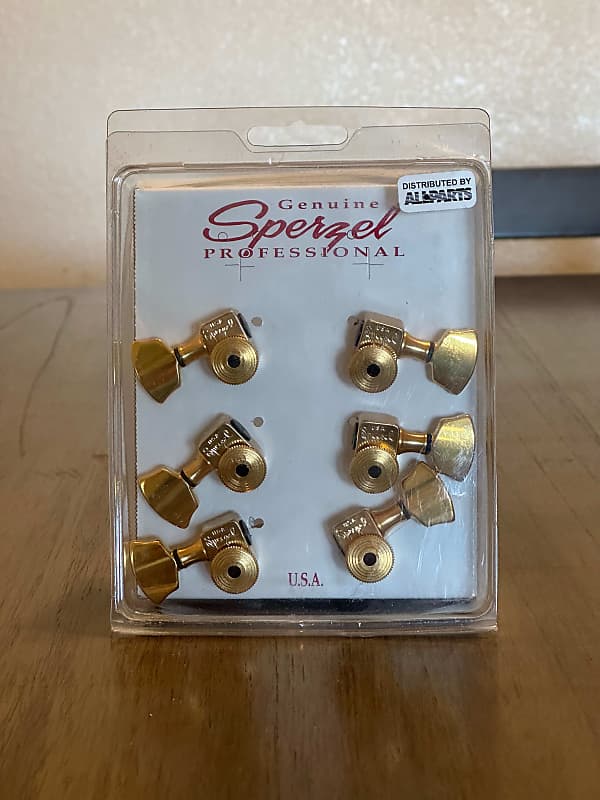 Sperzel Tuners Trim Lok L R Gold Locking Tuning Machines Reverb