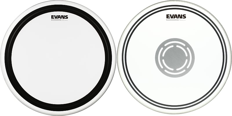 Evans Emad Heavyweight Clear Bass Batter Head Inch Reverb