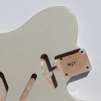 MJT VTT Telecaster Body Blonde Transparent Light Relic Reverb