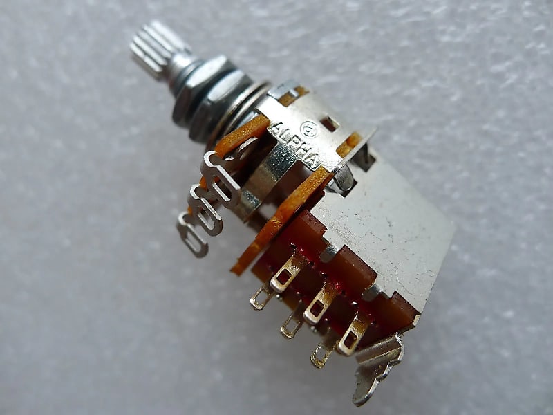 Alpha A500K Guitar Bass Push Pull Potentiometer Pot Reverb UK