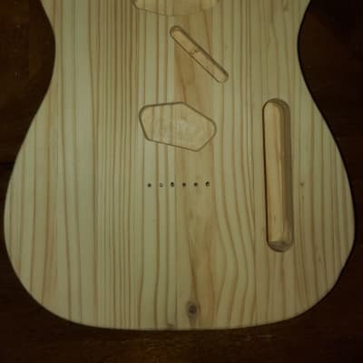 Telecaster Body Unfinished Reclaimed Wood CNC Made In Reverb