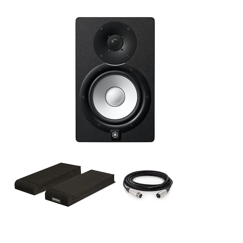 New Yamaha HS 8 Studio Monitors Iconic White Woofer And Reverb