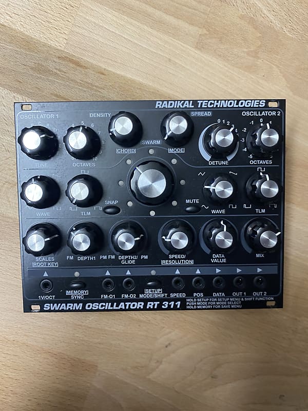 Radikal Technologies Rt Swarm Oscillator Eurorack Module Reverb