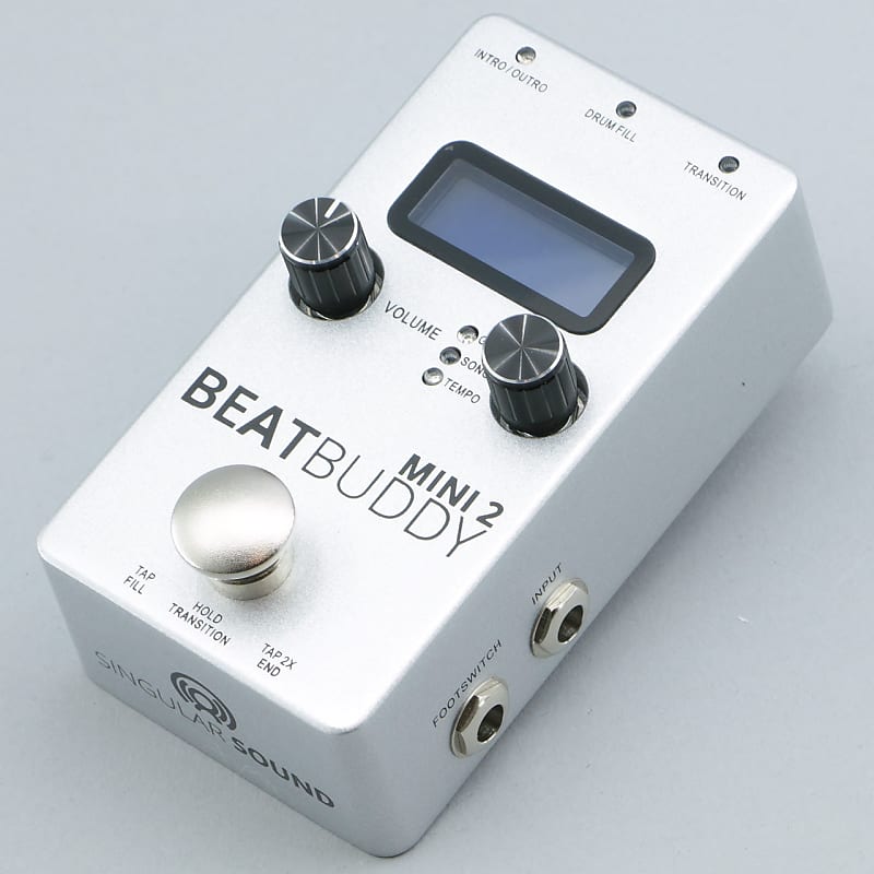 Singular Sound Beat Buddy Mini Drum Machine Guitar Effects Reverb