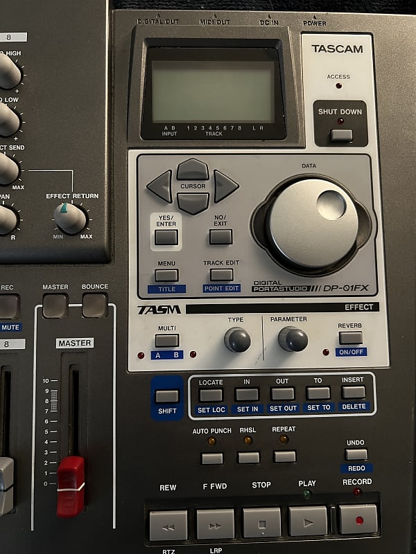 TASCAM DP 01FX Grey Reverb