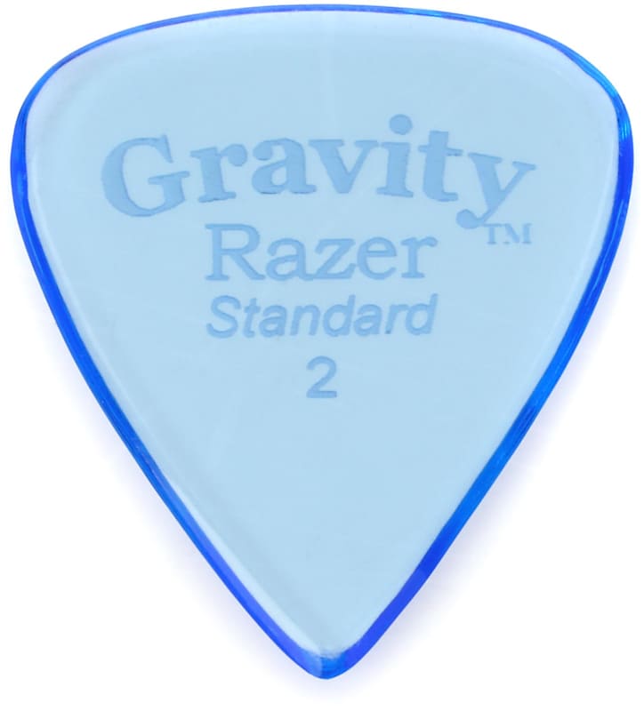 Gravity Picks Razer Standard Size Mm Polished Pack Reverb