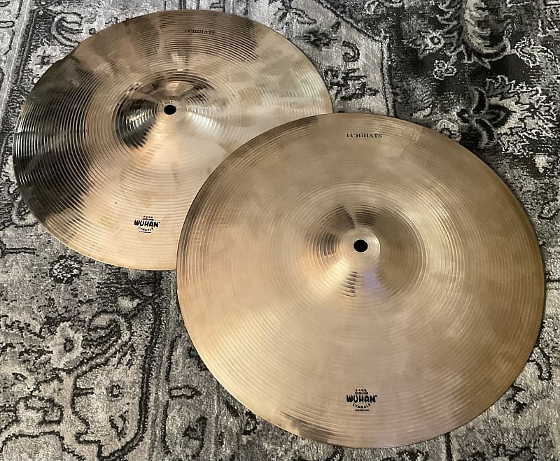 Wuhan 14 Hi Hat Cymbals Pair Reverb