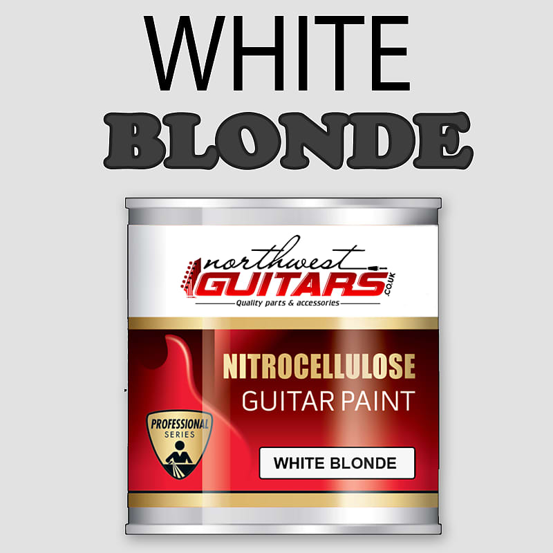 White Blonde Nitrocellulose Guitar Paint Lacquer 250ml Reverb