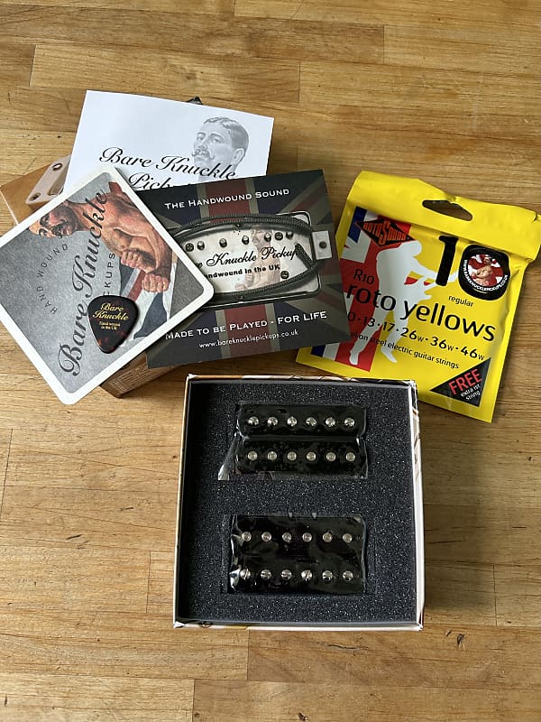 Bare Knuckle The Mule Pickup Humbucker Set 2023 Black Reverb