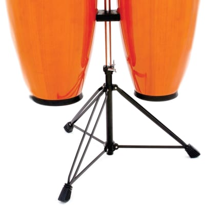 Toca Synergy Congas 10 And 11 Inch Amber With Stand Reverb